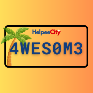 helpee-plate7 Personalise Nickname - 7 characters
